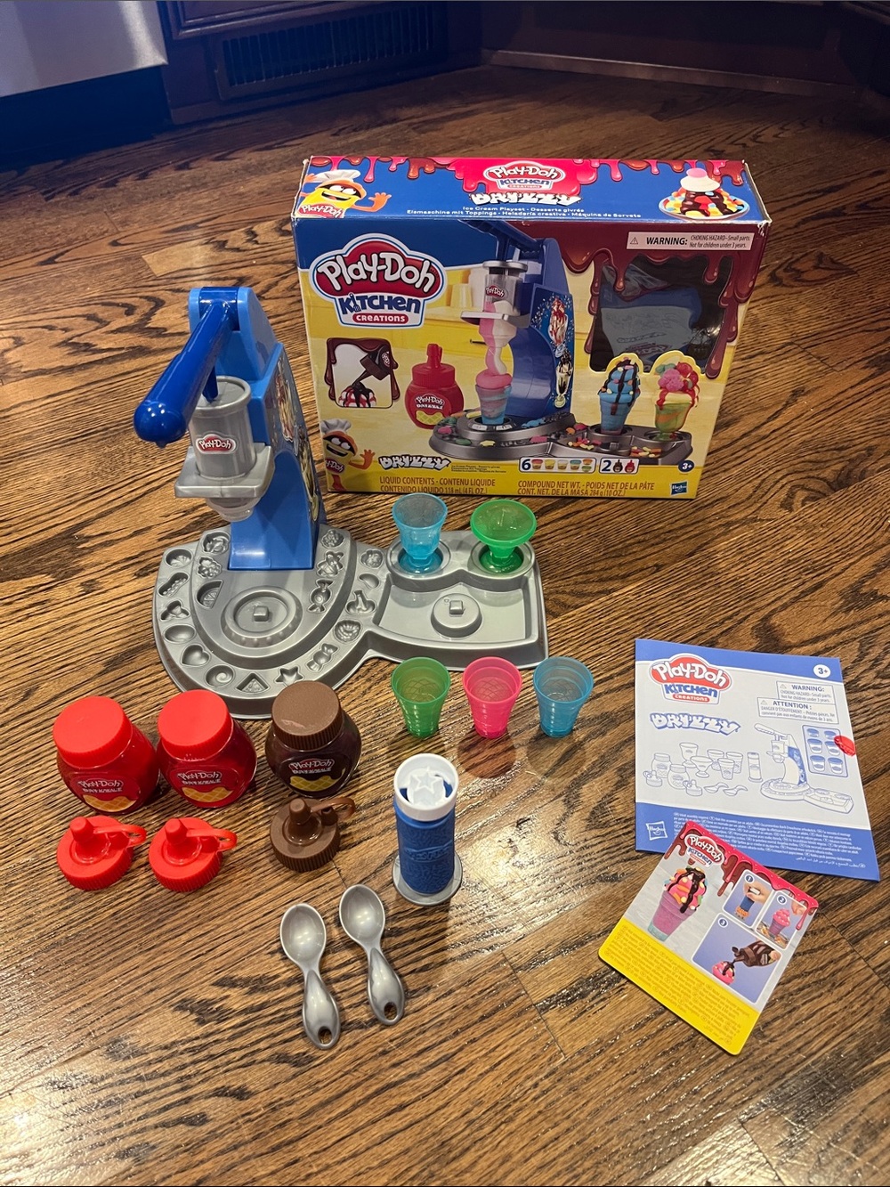 Playdoh Kitchen Creations Drizzy Ice Cream Maker Playset